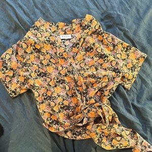 Wray Floral Wrap Blouse